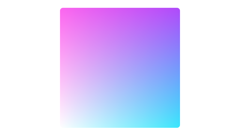 An X/Y graph, with pink, representing "F" increasing on the Y axis, and blue, representing "M", increasing on the X axis, and purple where the two combine.